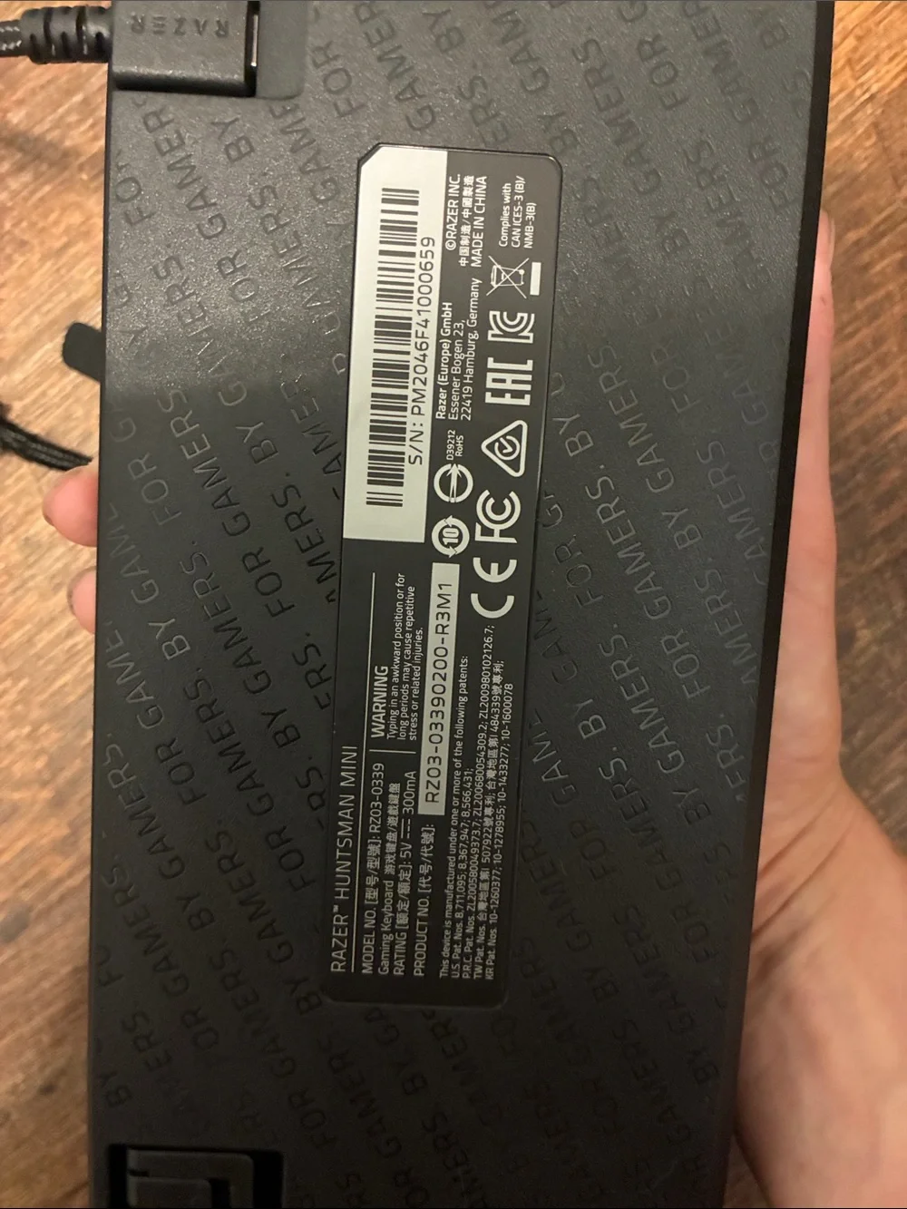 Razer wired huntsman